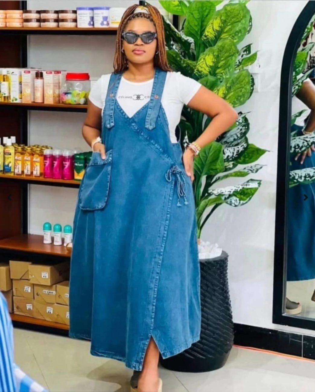 Ladies denim dresses 3