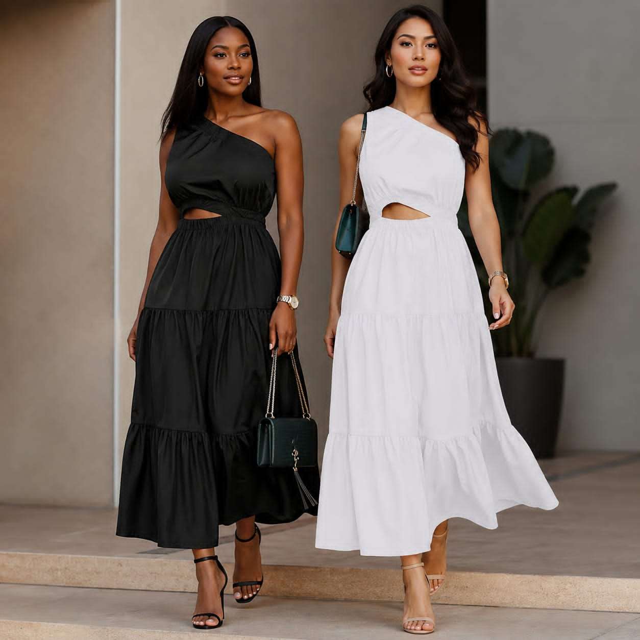 Ladies classic flowy dress