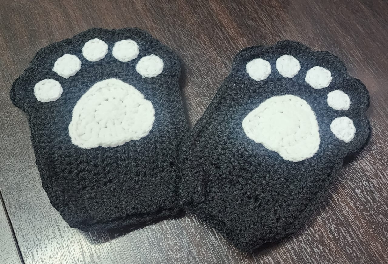 Fingerless Paw Gloves 3