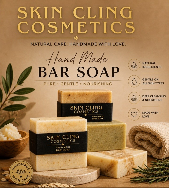 Hand made soap with Neem extract.