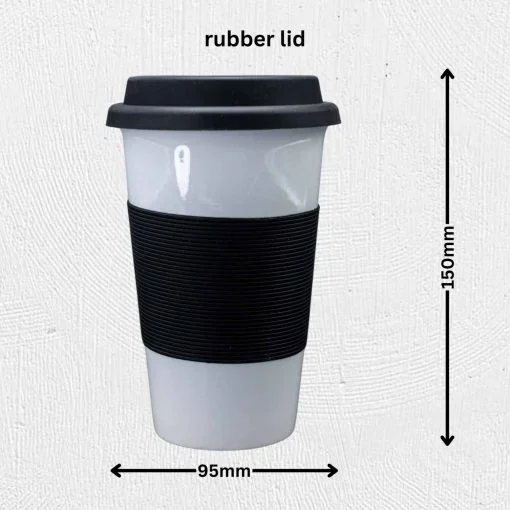 Ceramic Latte Mug Custom Printed 2
