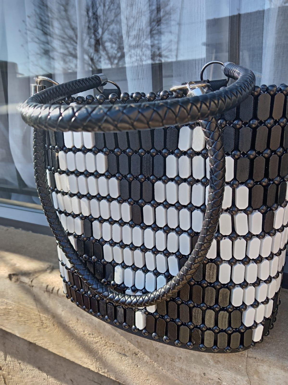 Monochrome Elegance Tote Bag 2